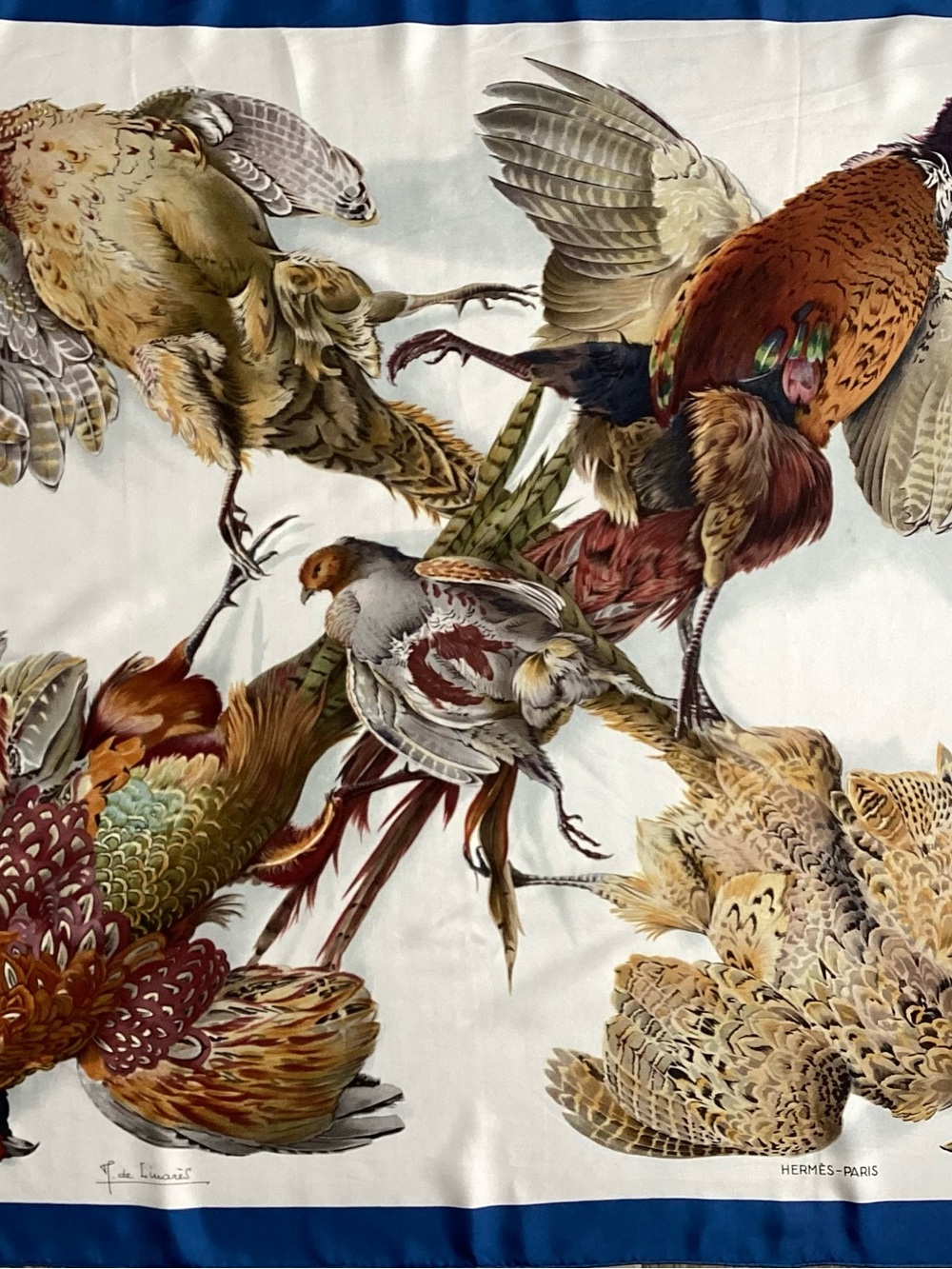 Hermes Scarf "Belle Chasse" by Henri de Linares 90cm Silk | Carre